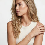 Sif Jakobs forgylt sølv armlenke Savona 16+3cm