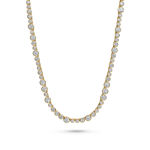 Sif Jakobs forgylt sølv halssmykke Sardinien Altro med Cubic Zirconia