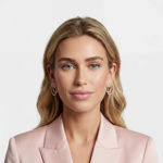 Sif Jakobs forgylt sølv øredobber Spirale Due Grande med Cubic Zirconia