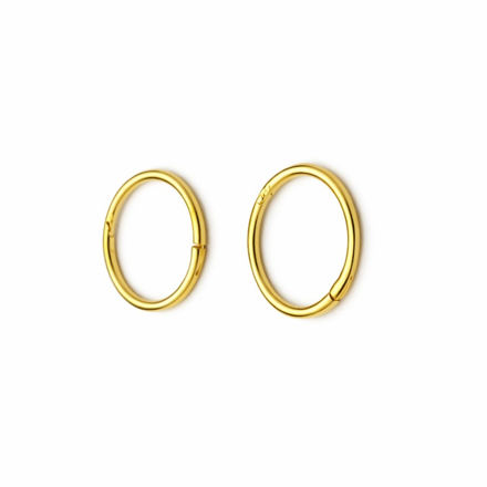 Caia Gold 375 øreringer 1mm 12mm
