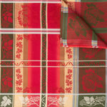 Eufemia silkeskjerf gult & rødt