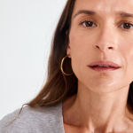 HAZE hoops Øredobber gullbelagt