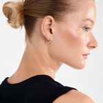 NOVA Øreringer i gullbelagt