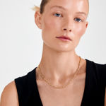 NOVA halskjede gullbelagt