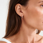 NOVA Øreringer sølvbelagt