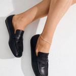 NOVA ankelkjede sølvbelagt