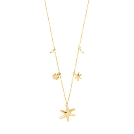 PRISM halskjede gullbelagt