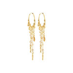 PRISM Øreringer gullbelagt