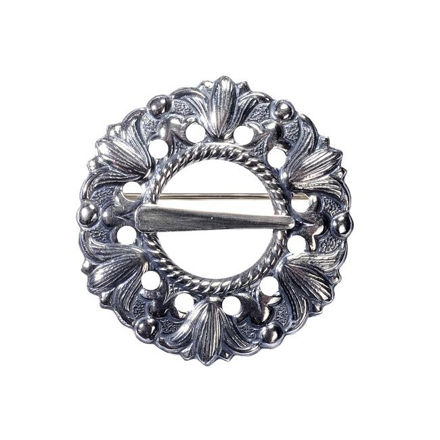 Espeland Vestfold halsring oksidert sølv