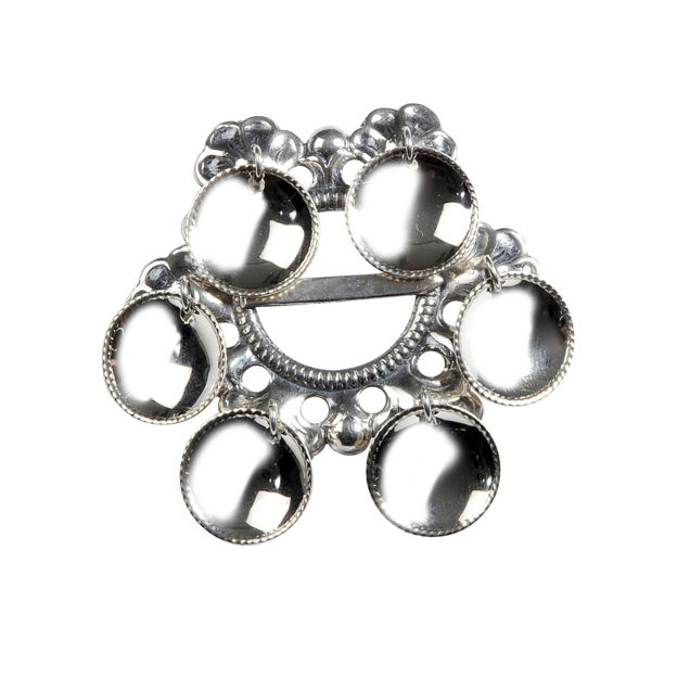 Espeland Vestfold mellomsølje m/skåler oksidert sølv