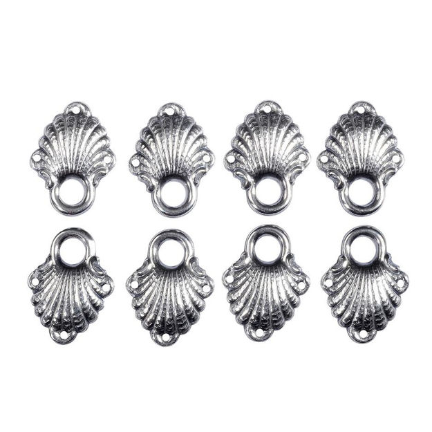 Espeland Vestfold maljer sett 8stk oksidert sølv