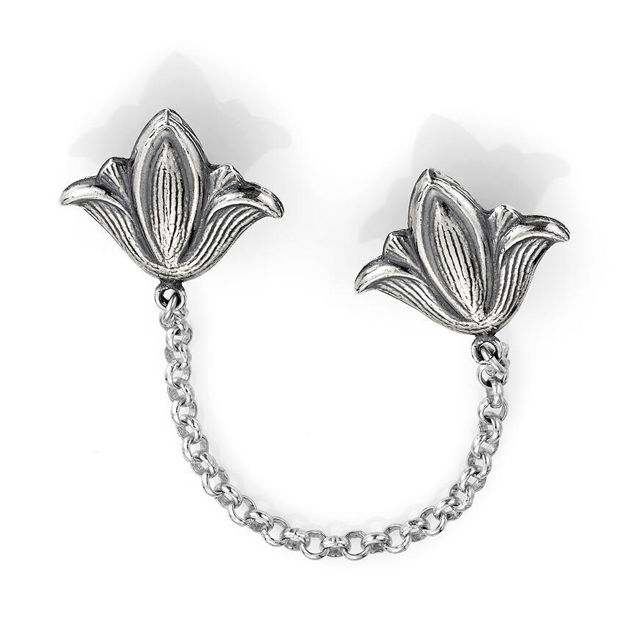 Espeland Vestfold capehekte oksidert sølv