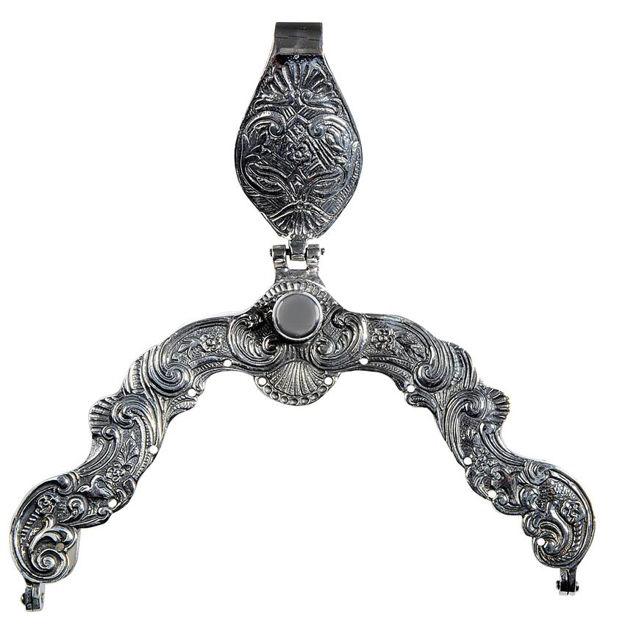 Espeland Vestfold veskelås plett med oksidert forsølving