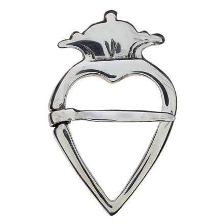 Espeland Vestfold hjertesprette oksidert sølv