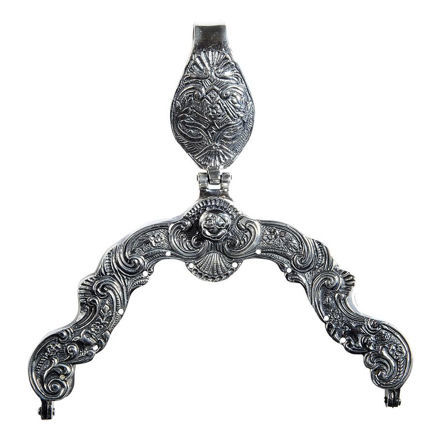 Espeland Vestfold veskelås oksidert sølv