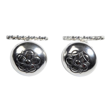 Espeland Vestfold mansjettknapper dame oksidert sølv