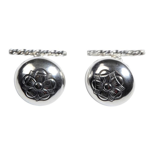 Espeland Vestfold mansjettknapper dame oksidert sølv