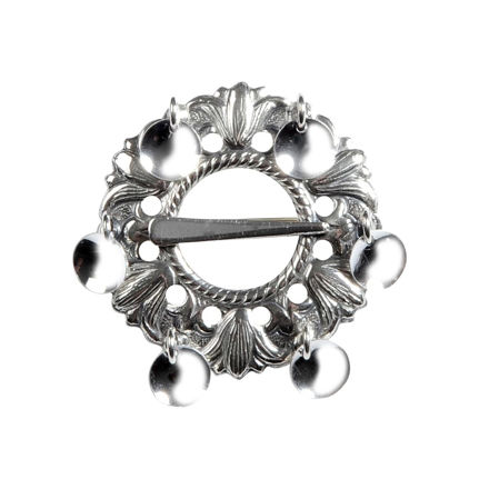 Espeland Vestfold halsring med skåler oksidert sølv