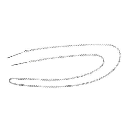 Espeland Vestfold 4mm kjede m/spisser hvitt sølv