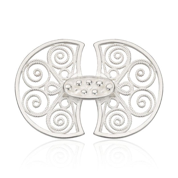 Espeland Bergen capehekte hvitt sølv