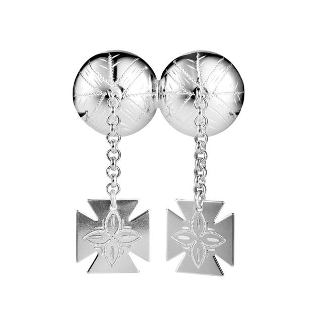 Espeland Rogaland halssølje hvitt sølv