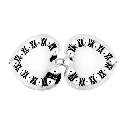 Espeland Rogaland beltespenne hull oksidert sølv