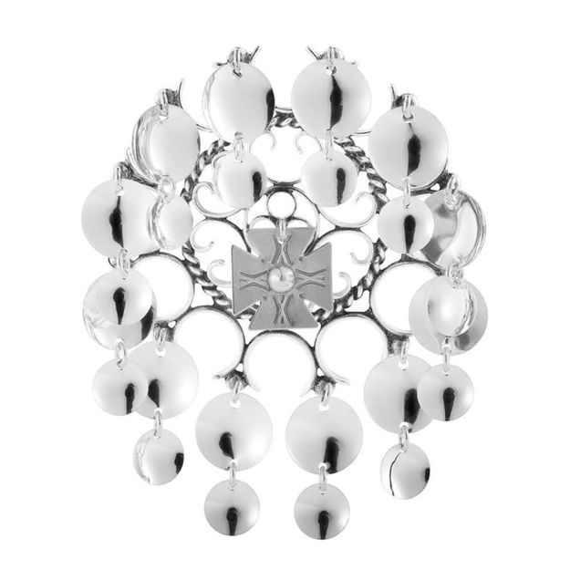 Espeland Rogaland stor sølje ekstra løv oksidert sølv