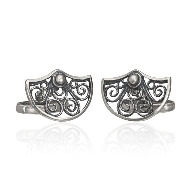 Espeland Bergen mansjettknapper oksidert sølv