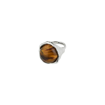 SENSE ring sølvbelagt Tiger Eye