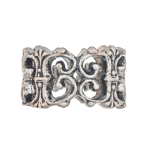 Skjerfring oksidert sølv