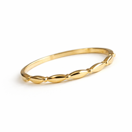 Caia Gold 375 ring ovaler