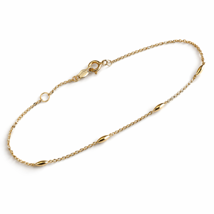 Caia Giold 375 armbånd ovaler 16+2cm