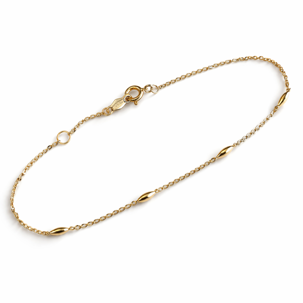 Caia Giold 375 armbånd ovaler 16+2cm