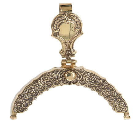 Espeland Løken barneveskelås forgylt messing