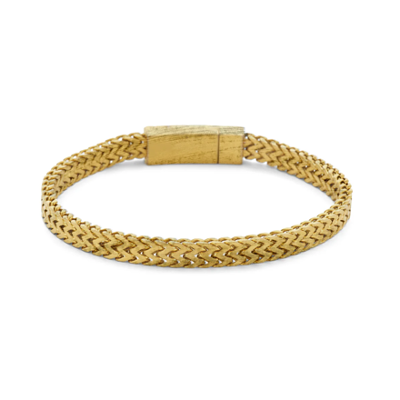 Frank 1967 forgylt stål armbånd 6,1mm/21cm