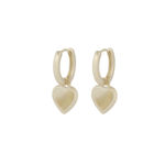 Rule heart pendant ear plain g