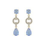 Callie crystal ear g/light blue