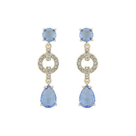 Callie crystal ear g/light blue