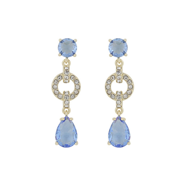 Callie crystal ear g/light blue