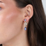 Callie crystal ear g/light blue
