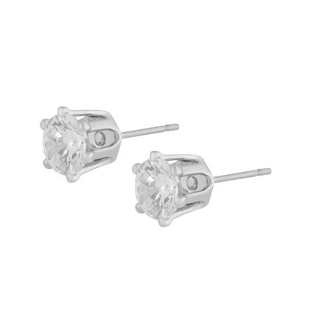 Callie small crystal pin ear s/clear