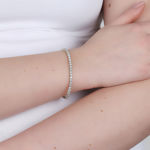 Callie elastic crystal brace s/clear -