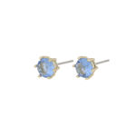 Callie small crystal pin ear g/light blue