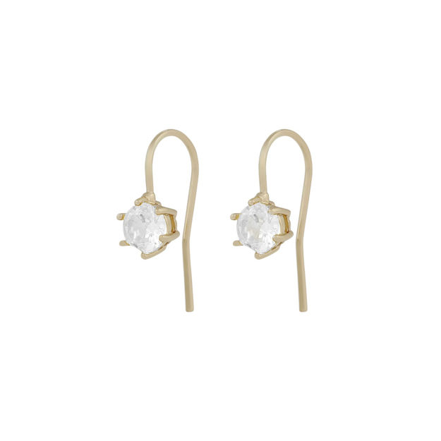 Callie hook crystal ear g/clear