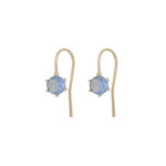 Callie hook crystal ear g/light blue
