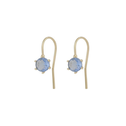 Callie hook crystal ear g/light blue