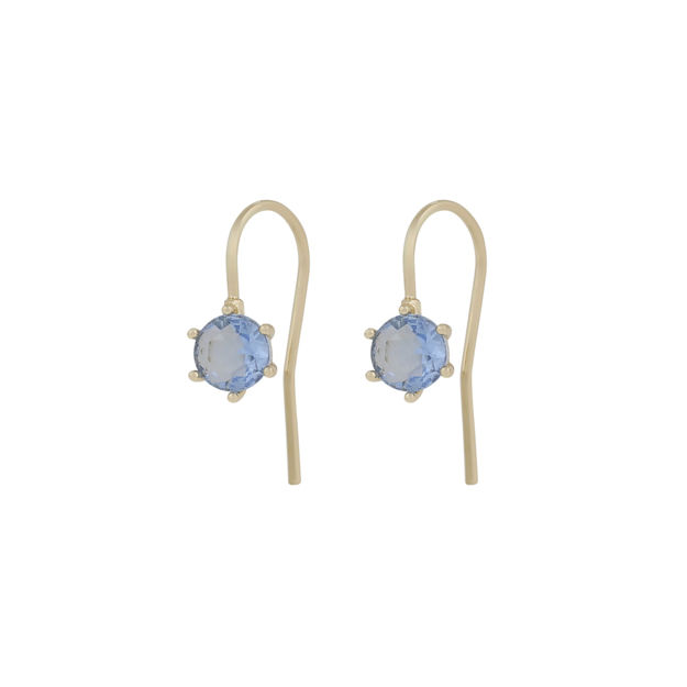 Callie hook crystal ear g/light blue