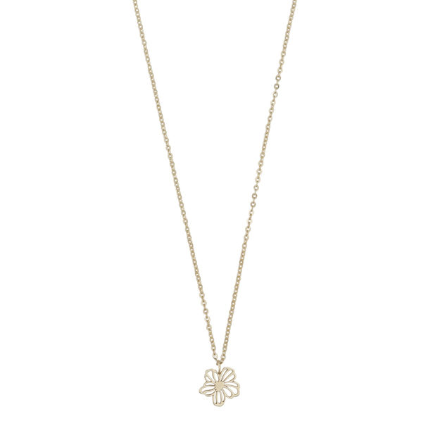 Flora daisy pendant neck 42 plain g