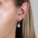 Flora daisy pendant ring ear plain s
