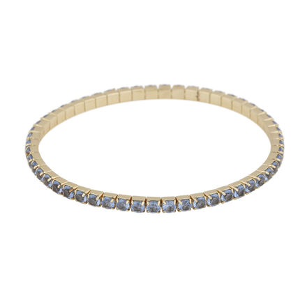 Callie elastic crystal brace g/light blue -